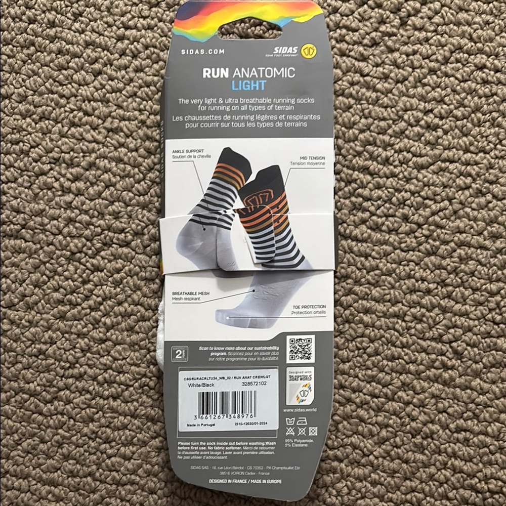 Sidas Run Light Running Socks - Picture 3 of 3